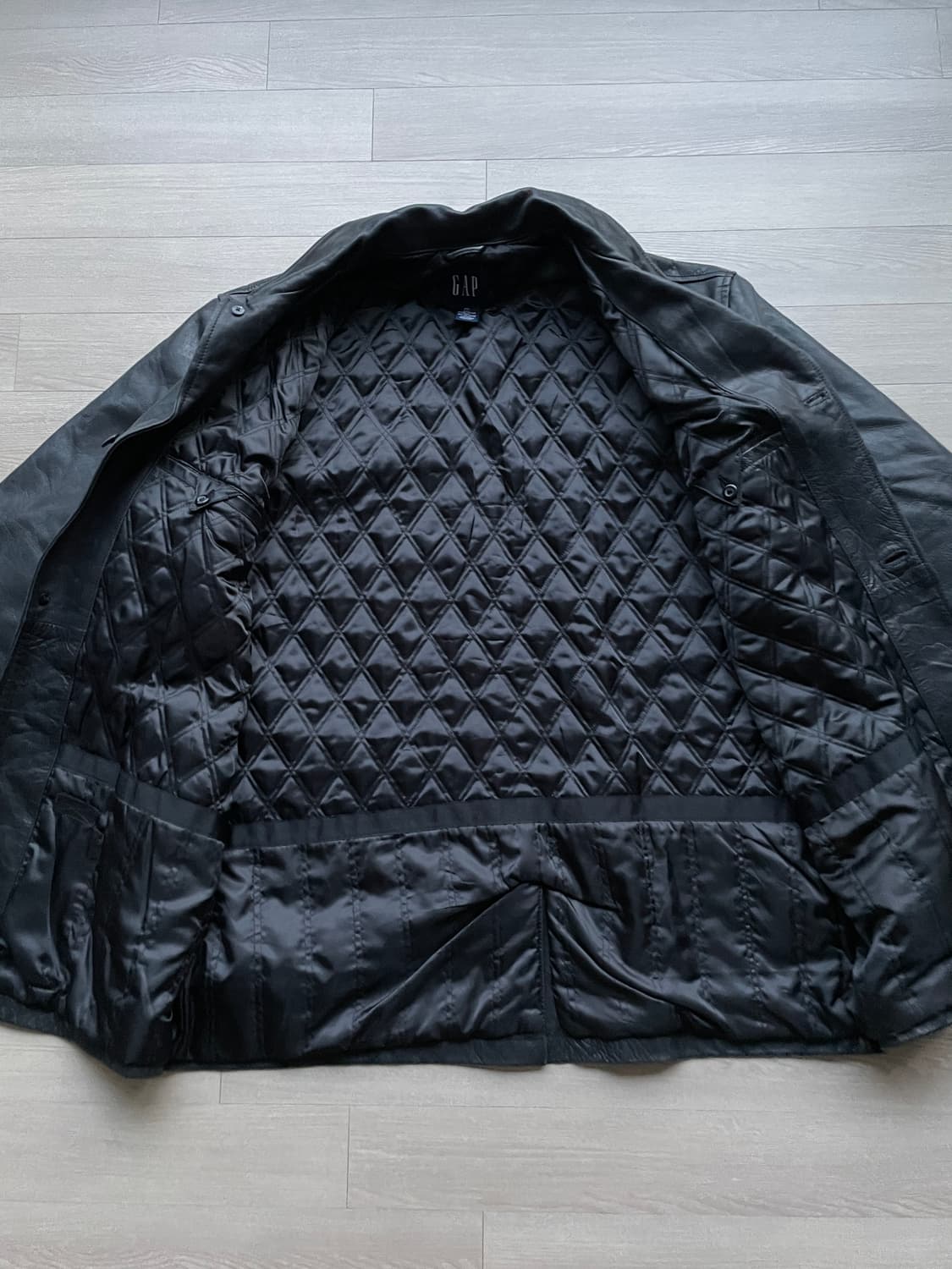 90s 올드갭 레더 카코트 gap carcoat 상품이미지7