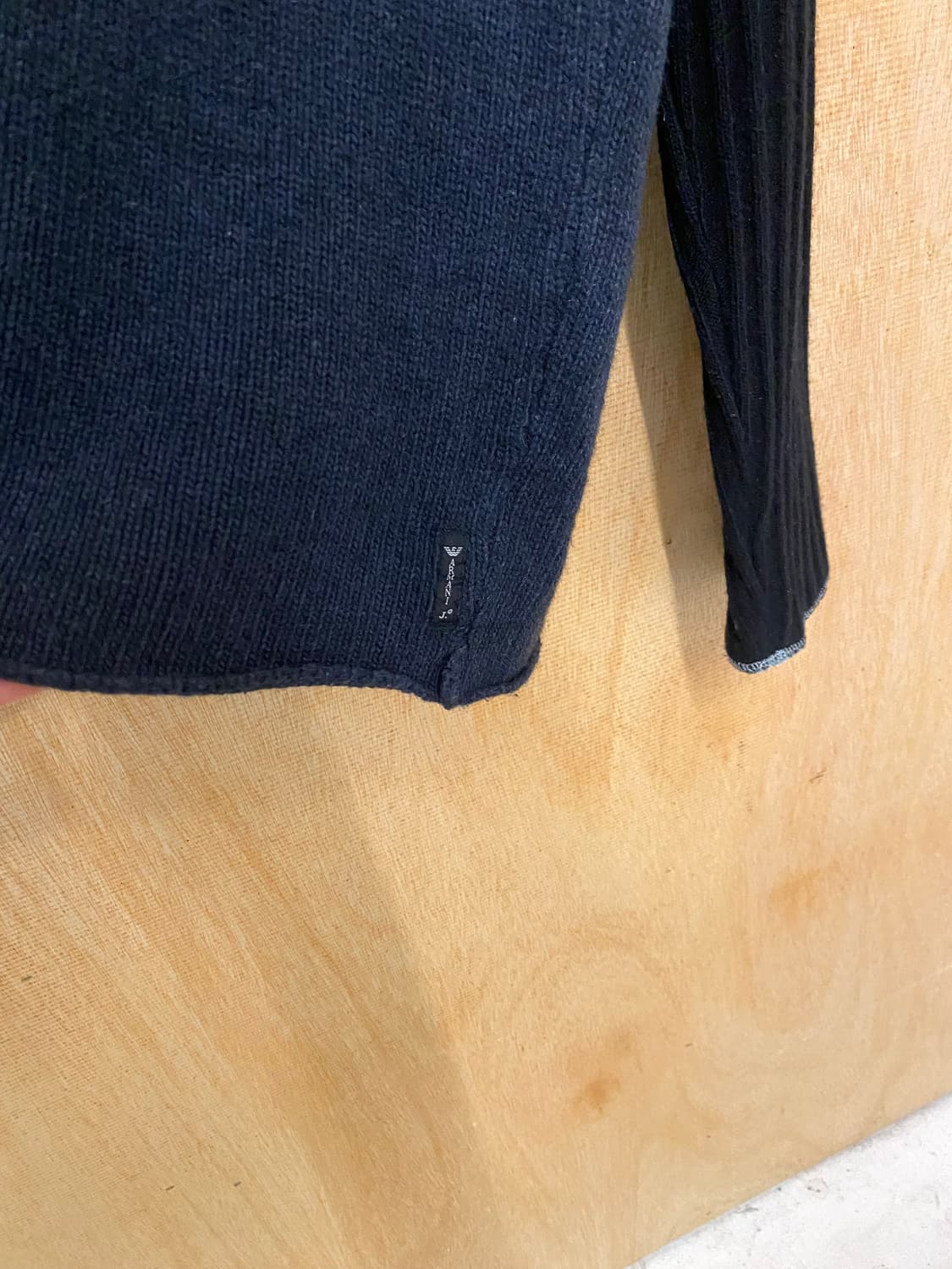 ARMANI JEANS hood knit 알마니 진스 후드 니트 상품이미지5