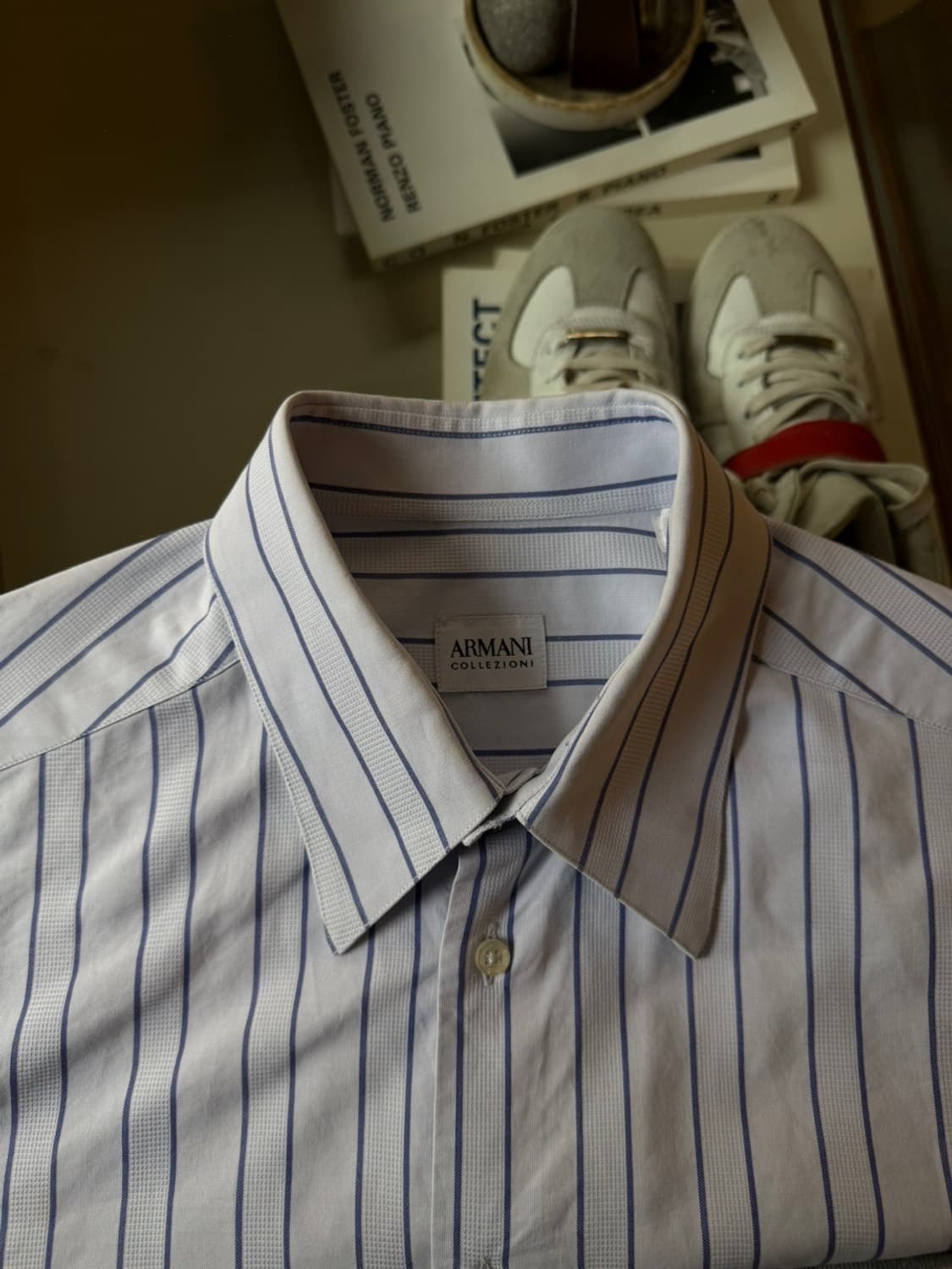 아르마니 꼴레지오니 드레스 셔츠 100 상품이미지8