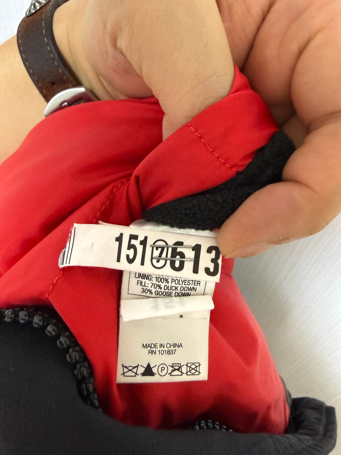 [M] 슈프림 14FW 리버시블 다운 푸퍼 자켓 블랙 레드 상품이미지9