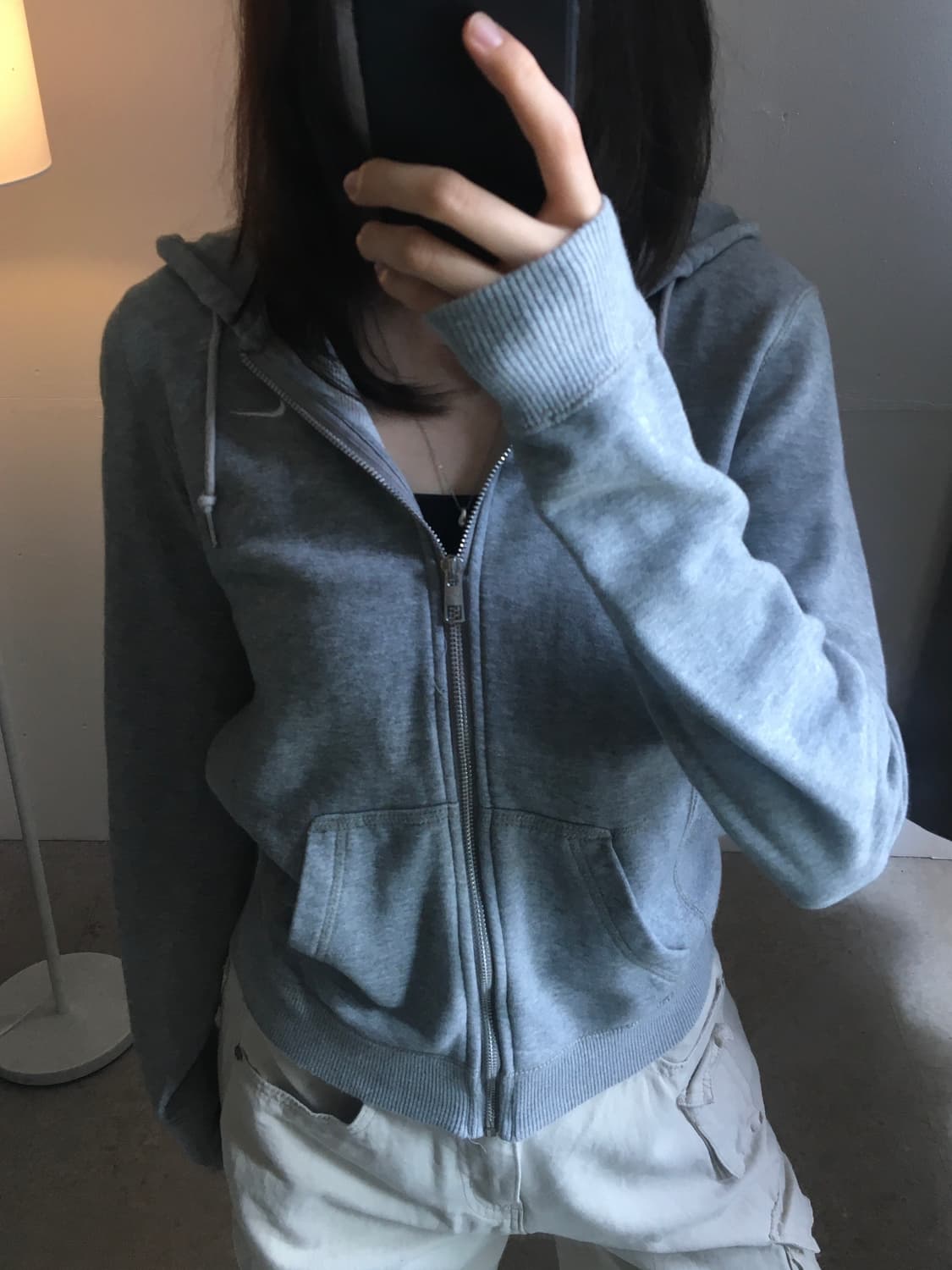나이키 스우시로고 후드집업 상품이미지2