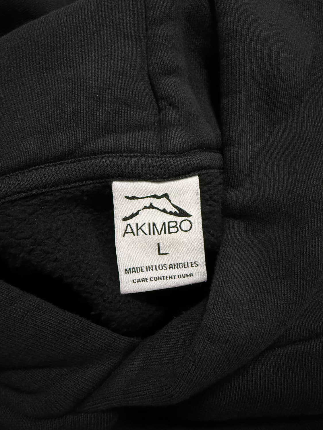 아킴보클럽 후드 페이디드 블랙 L 상품이미지3