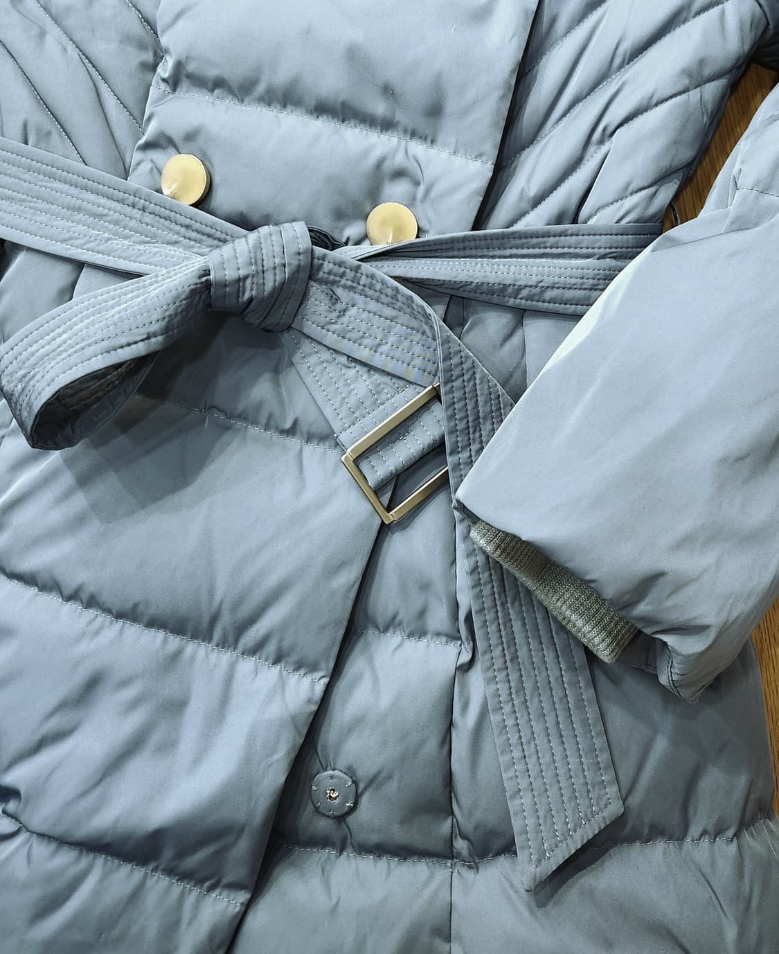 (새상품급)블룸스버리 기비 폭스퍼 구스패딩S 상품이미지6