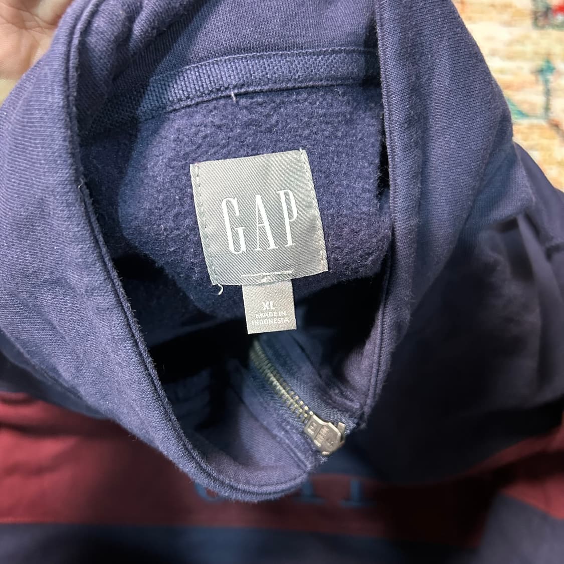 [2XL] GAP 반집업 맨투맨 상품이미지4