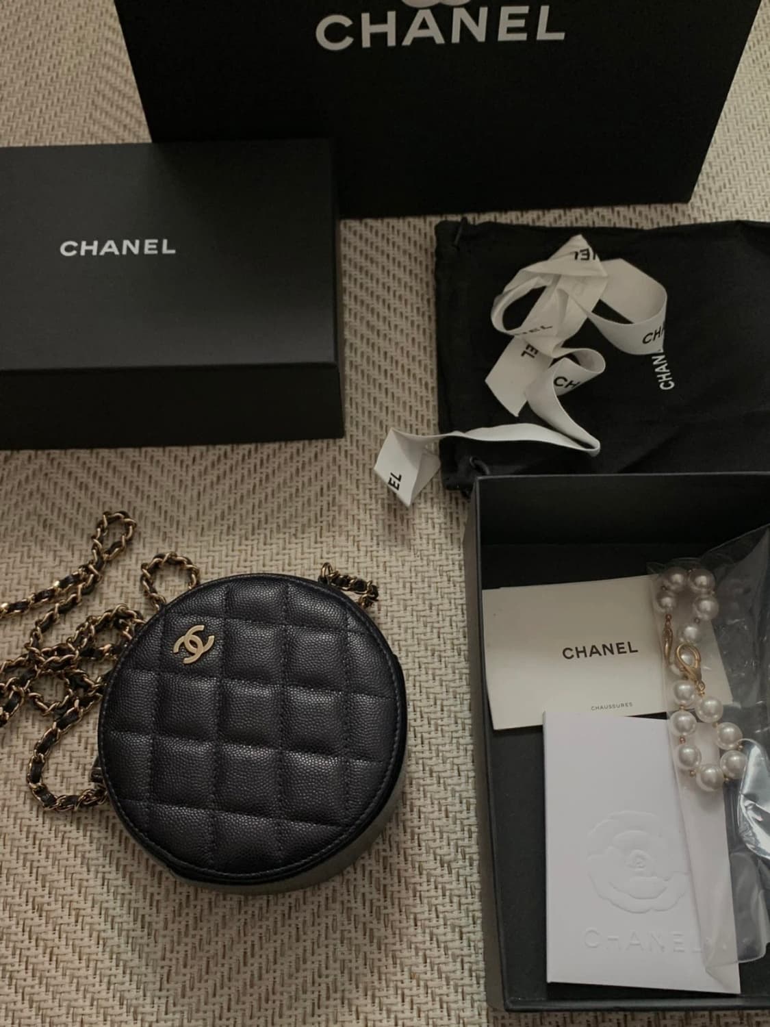 샤넬 동그리백 다크네이비 29번대 상품이미지1