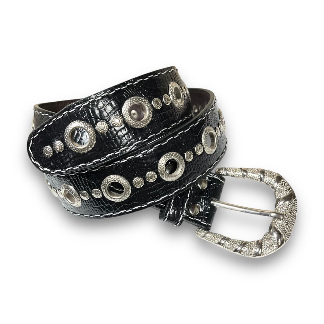 Rock Chic lizard double ring Belt 상품이미지1