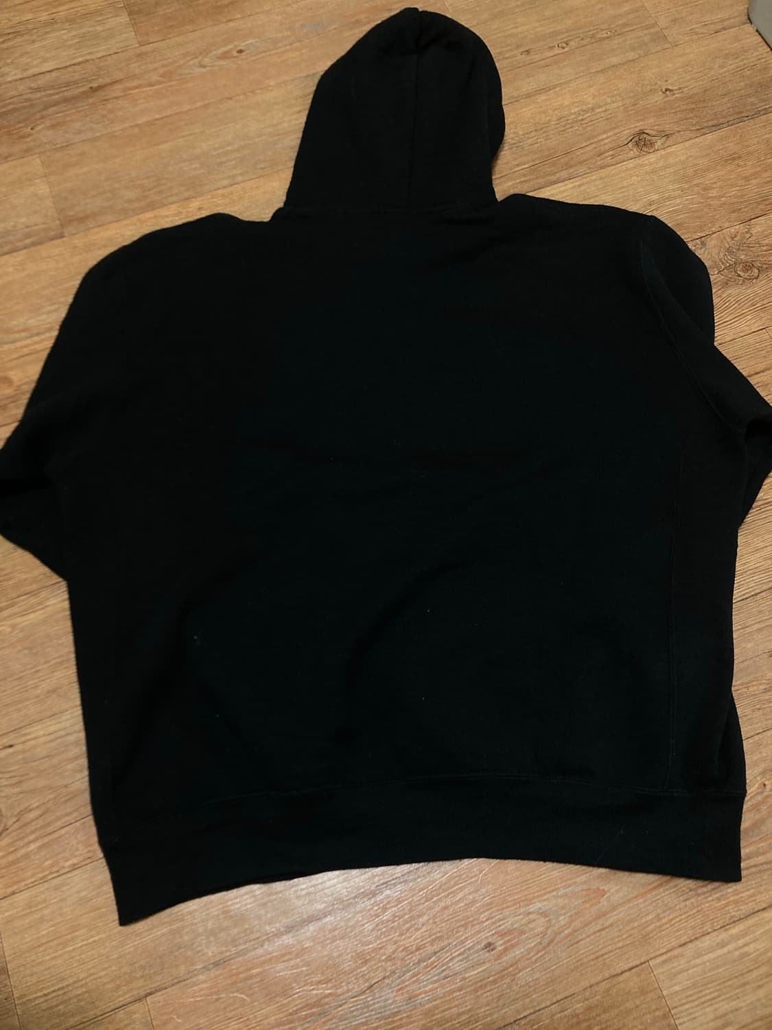 빈티지 러셀 블랙 후드 스웻 상품이미지2