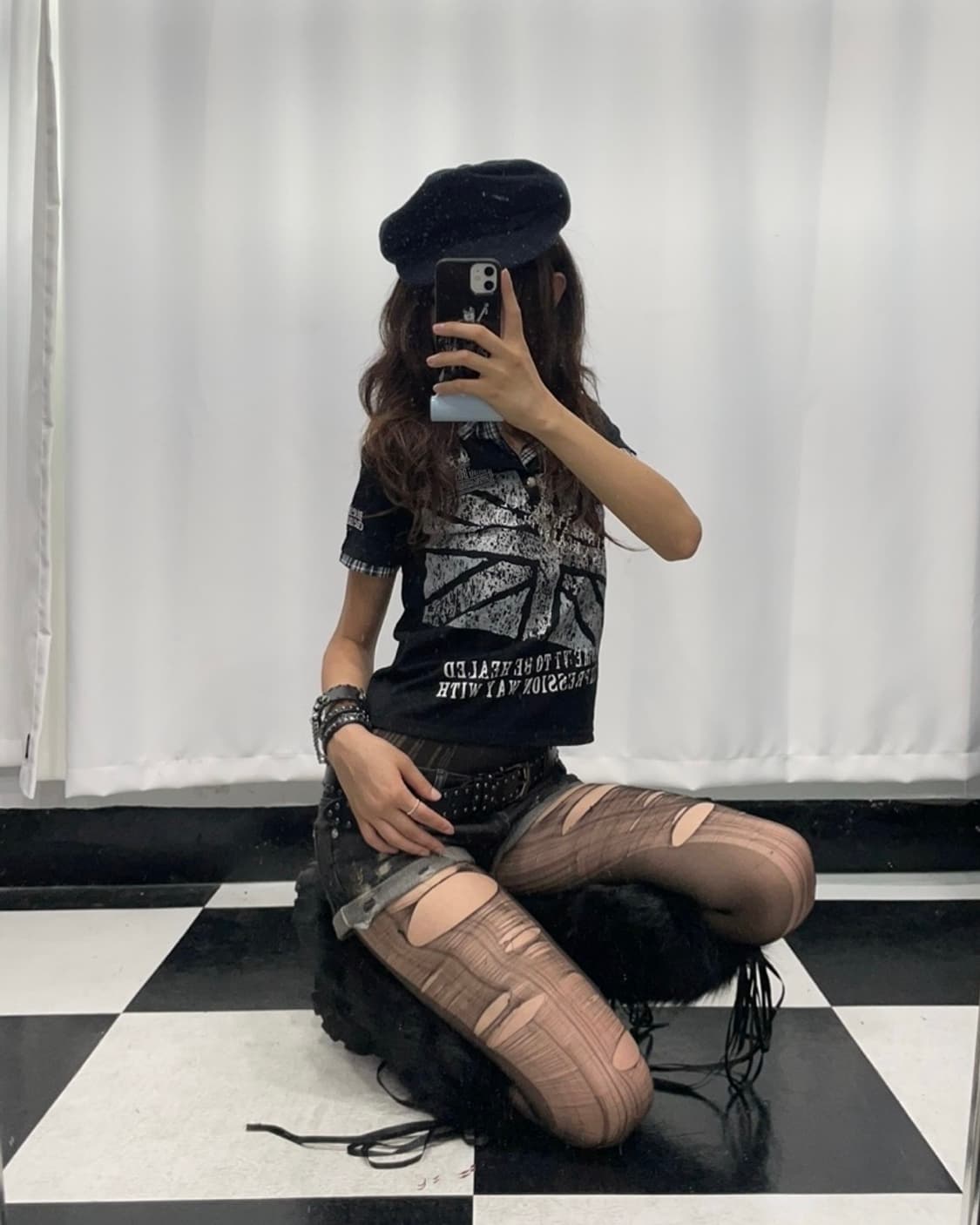 🎸블랙 유니언잭 프린팅 카라 티셔츠🎸 상품이미지3
