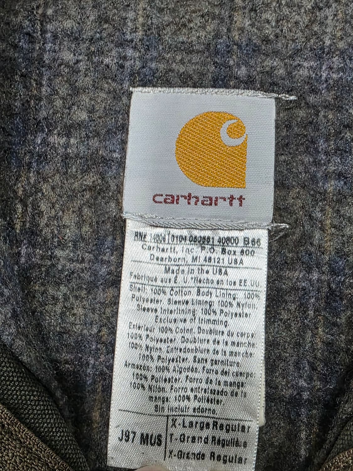 칼하트 디트로이트 j97 mos 모스그린 xl 상품이미지9