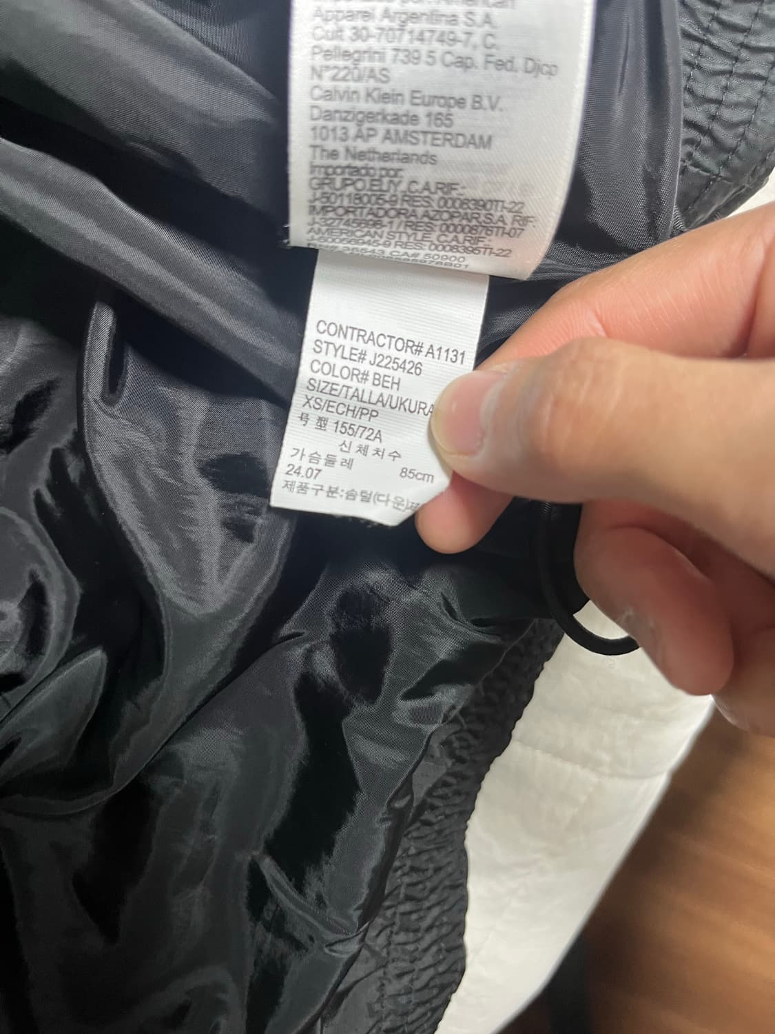 ck 캘빈클라인 숏 패딩 상품이미지6