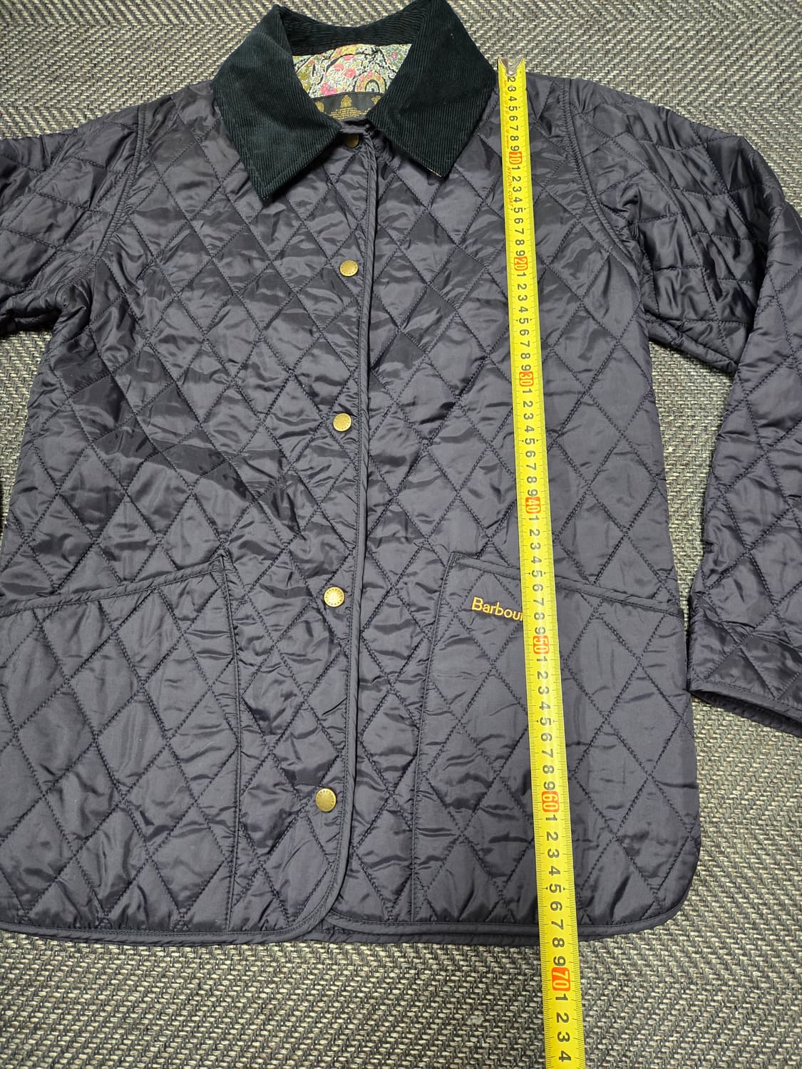 바버 타워 퀼트 자켓 네이비 상품이미지8