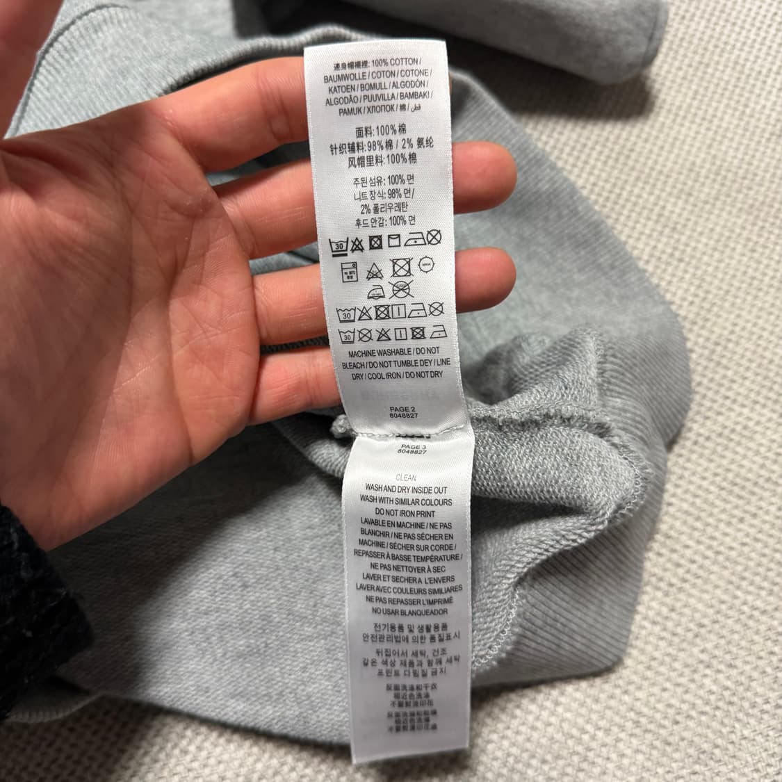 22ss 버버리 (burberry) 로고 모노그램 후드티 상품이미지5