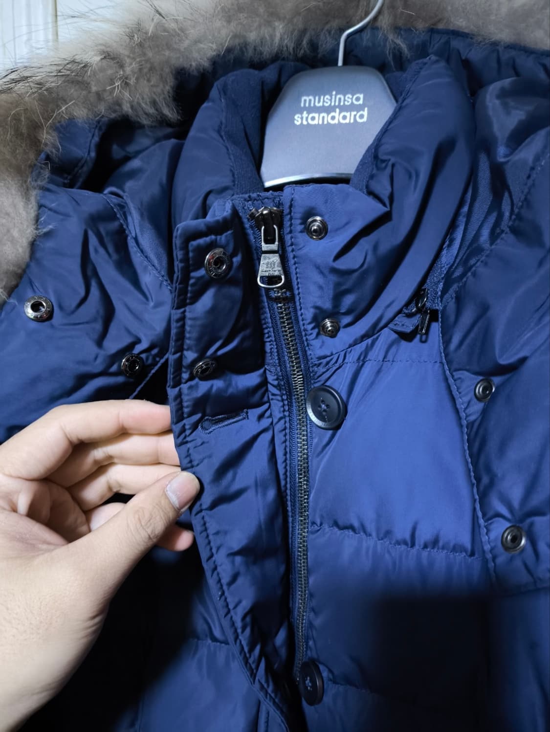 95 헨리코튼 덕다운 롱패딩 상품이미지5