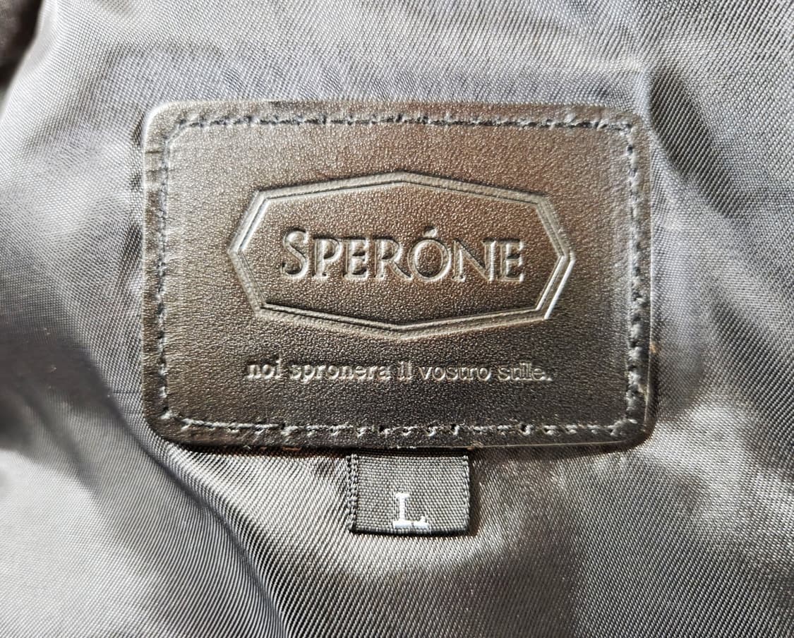 스페로네 Sperone 램스킨 A2 블루종 가죽 자켓 상품이미지4