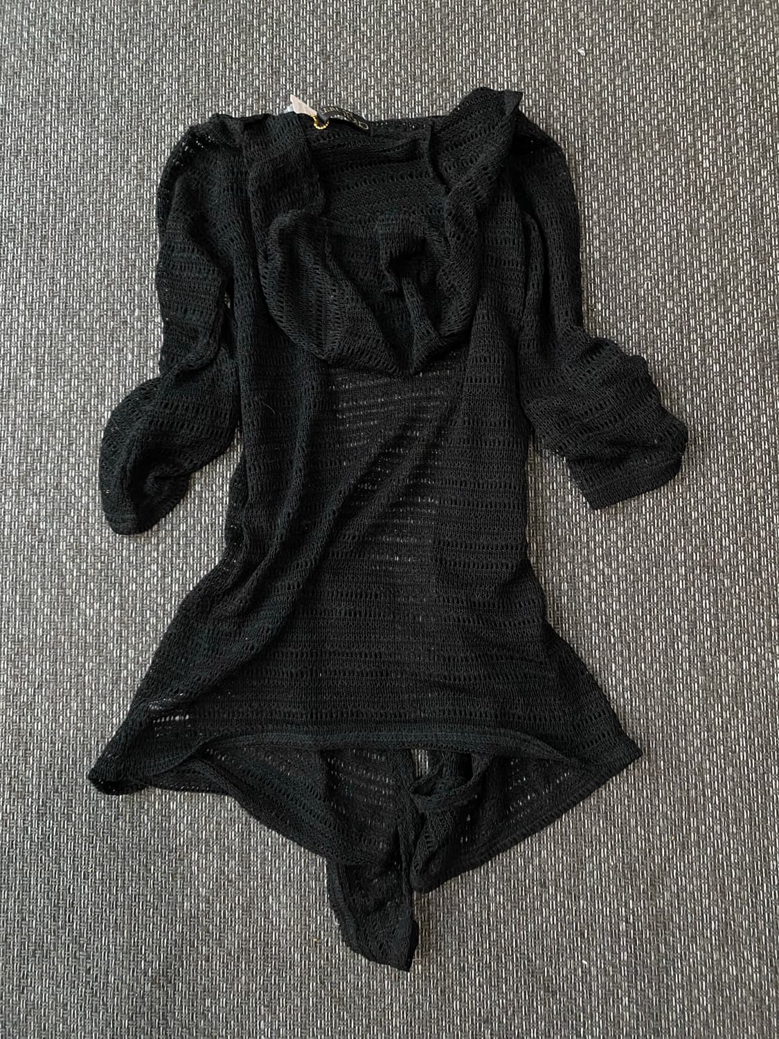 [Cecil Mcbee]Mesh 1/2 Hoodie Cardigan 상품이미지8