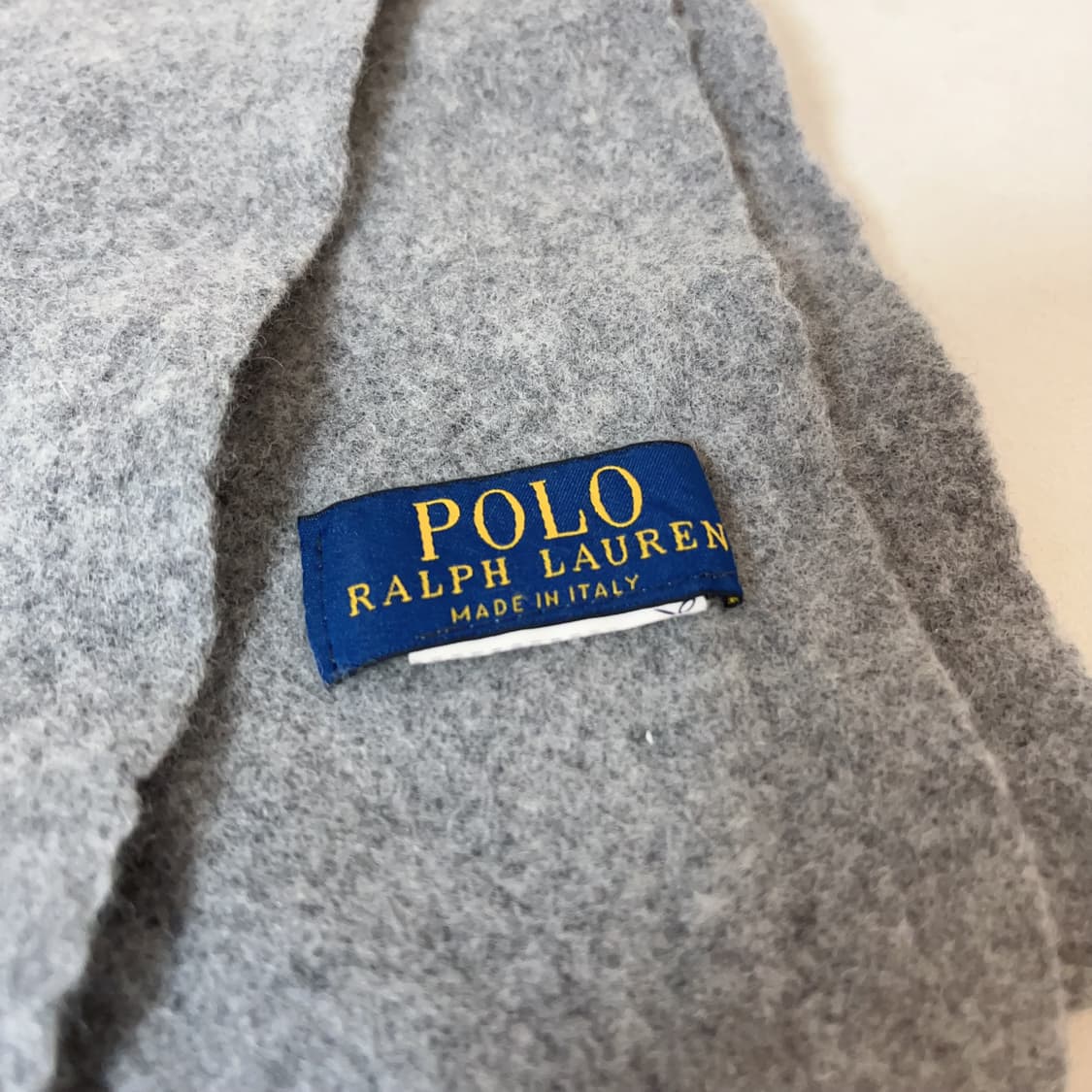 [정품] 폴로 그레이 / 네이비포니 머플러 상품이미지3