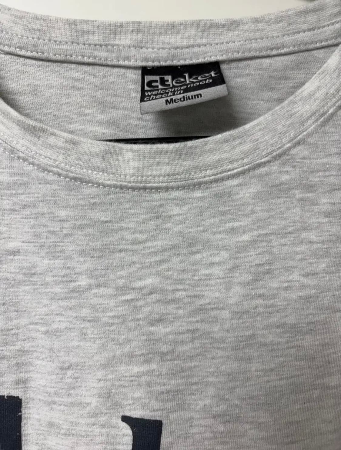 테켓 Plan Tee Melange Gray 반팔 상품이미지3