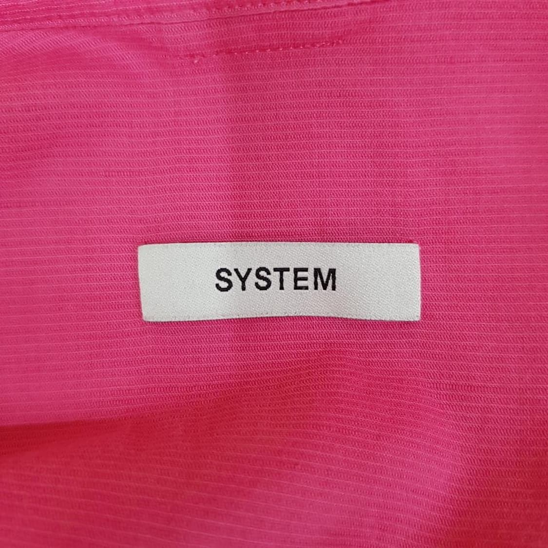 한섬 시스템 2022 오버사이즈 턴업 셔츠 82-94-160사이즈 상품이미지6