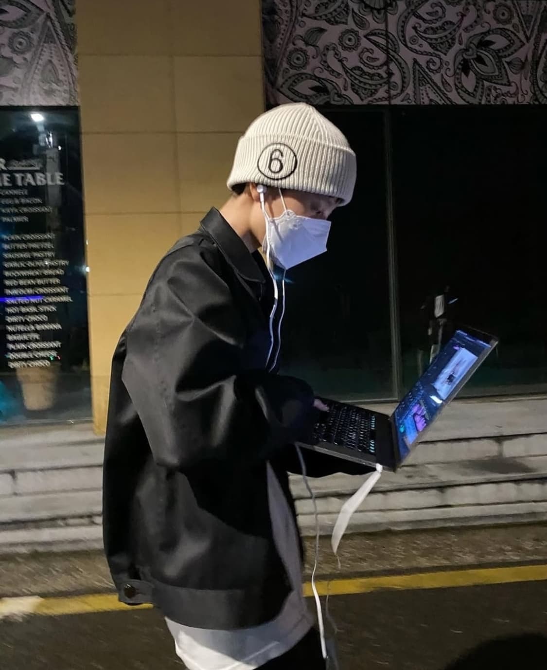 [M] MM6 마르지엘라 6로고 비니 상품이미지1