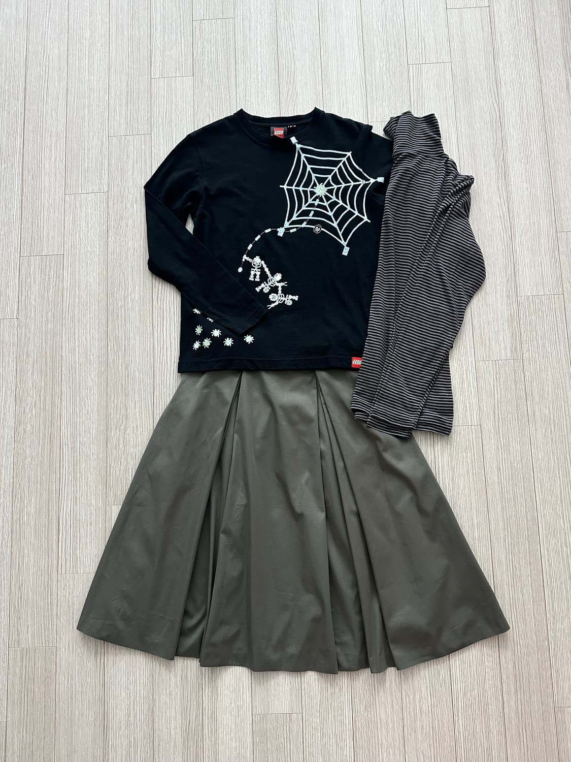 jpn 키치 러힙 펑크 괴짜 레이어드 코디세트 상품이미지5