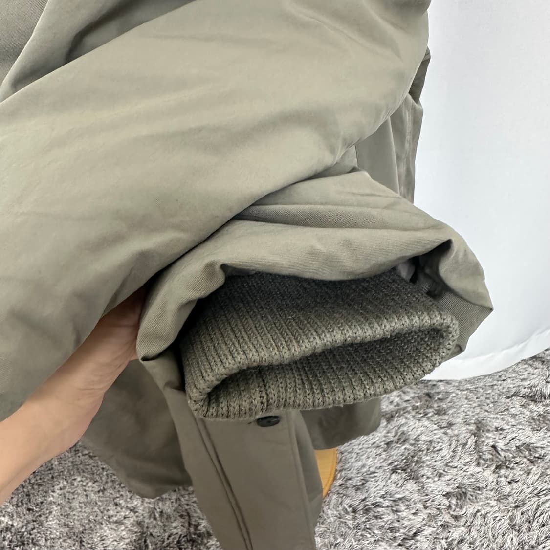   스튜디오톰보이 여자 후드 롱점퍼 패딩 오리털 빅사이즈 FREE  상품이미지3