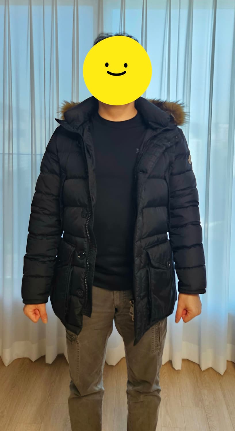 (정품)몽클레어 클루니 블랙 2사이즈(95~100) 상태 최상급 상품이미지2