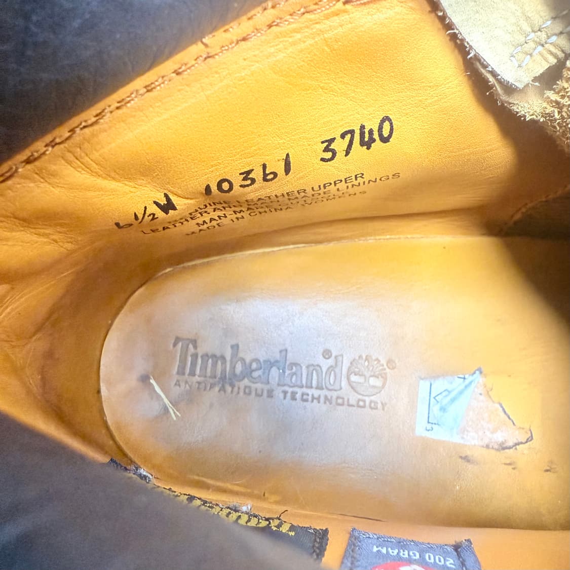 (6.5w 245) 팀버랜드 6인치 부츠 워터프루프 상품이미지9