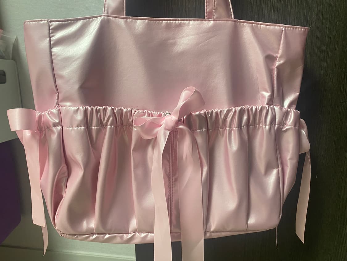 핑크 이타백 토트백 덕질 가방 보부상 가방 양산형 지뢰계 히메갸루 상품이미지1