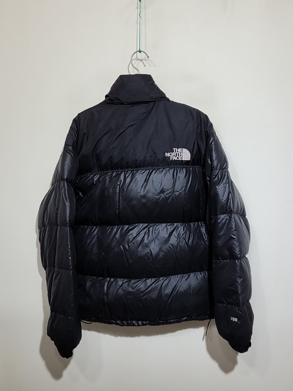 (100) 노스페이스 눕시패딩 점퍼 블랙 구스다운 거위털 700 자켓  상품이미지7