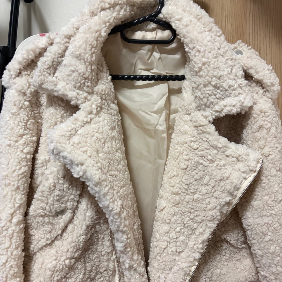 뽀글이 크롭 숏자켓 점퍼 상품이미지2