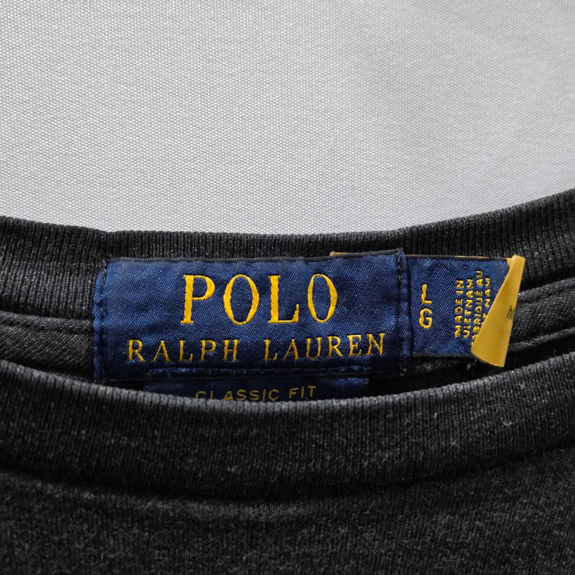 폴로랄프로렌 멜란지 다크그레이 롱슬리브 L 상품이미지3