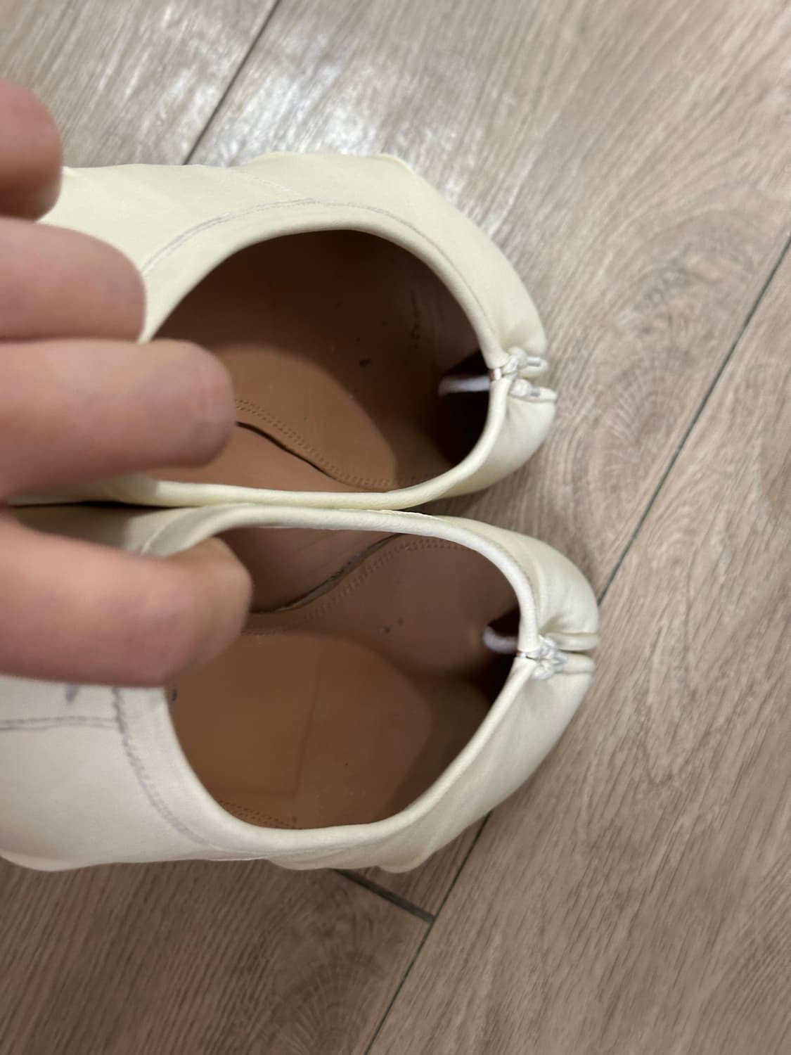 메종 마르지엘라 타비 플랫 슈즈 아이보리 38 상품이미지2