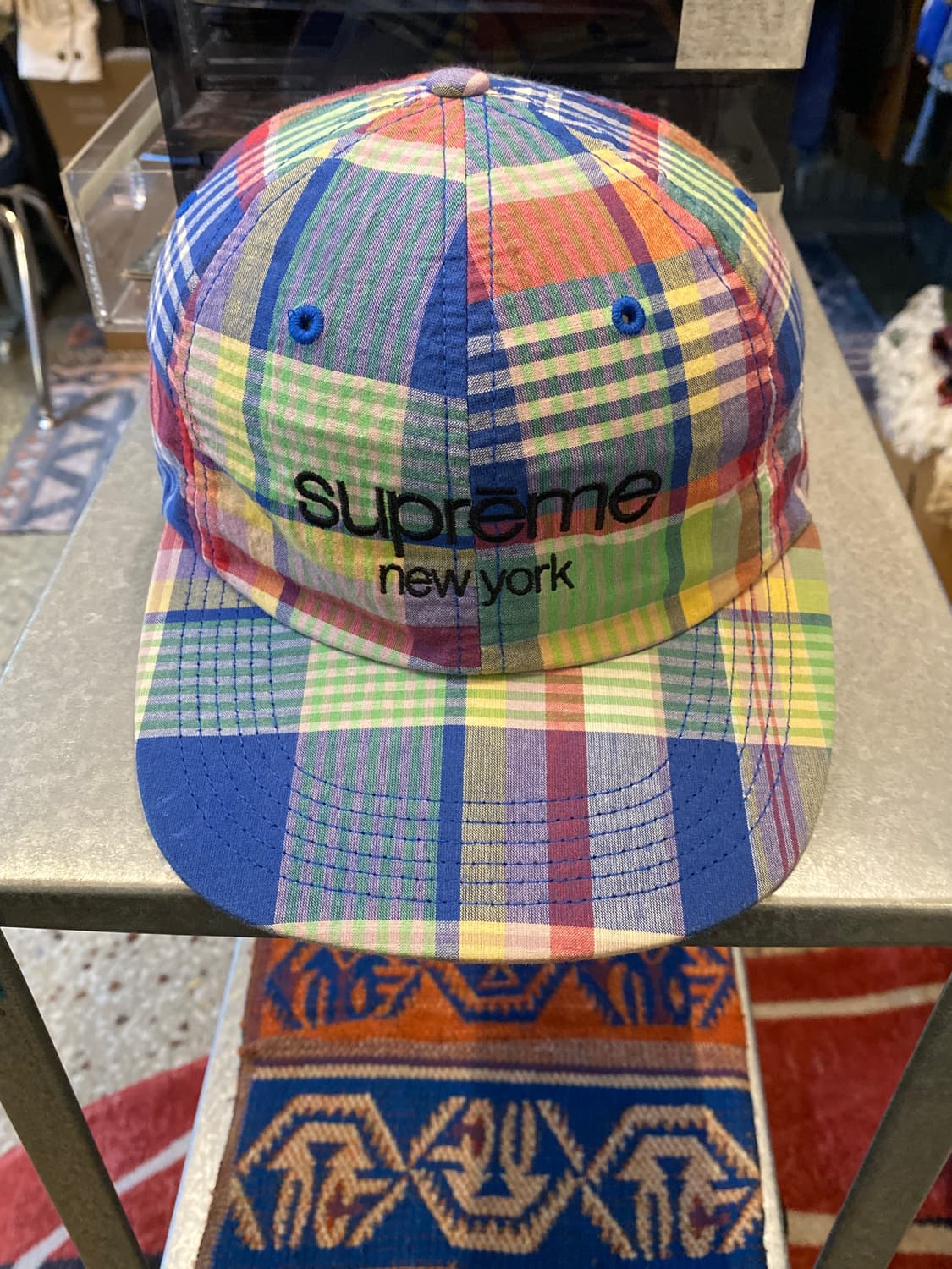 슈프림 Madras Camp Cap 상품이미지1