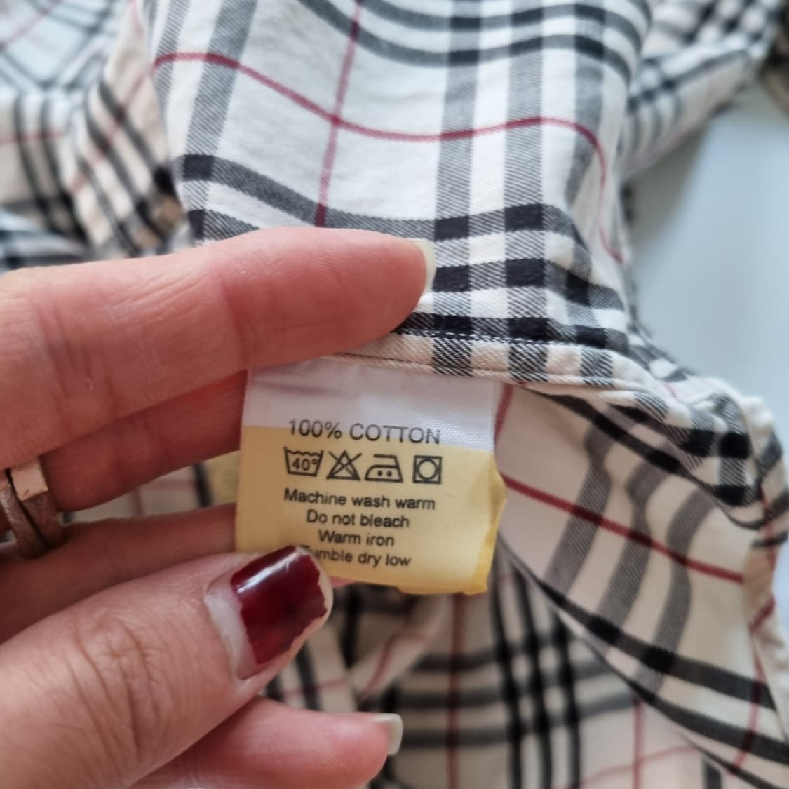 버버리 노바체크 셔츠  상품이미지7
