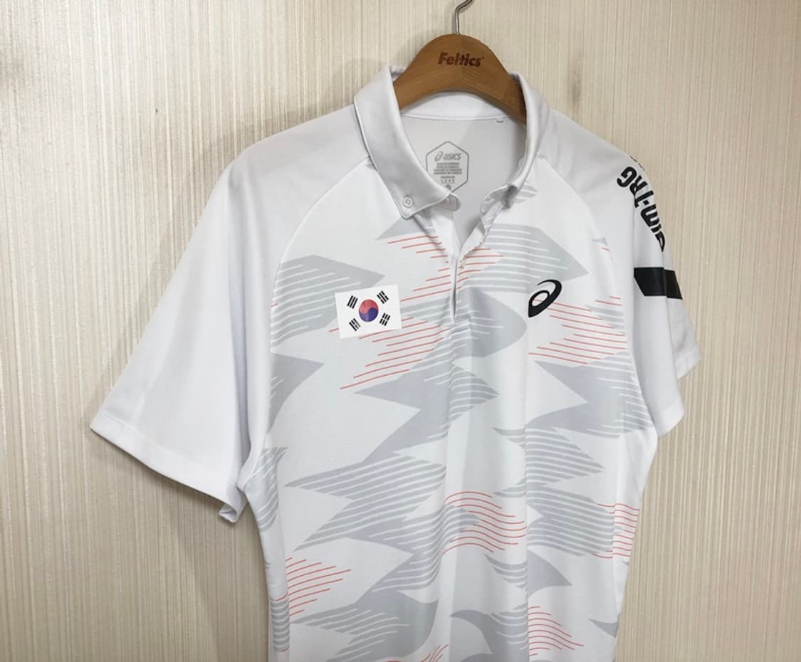 아식스국대 국대KOREA 국대지급실착 폴로티셔츠 L 상품이미지5