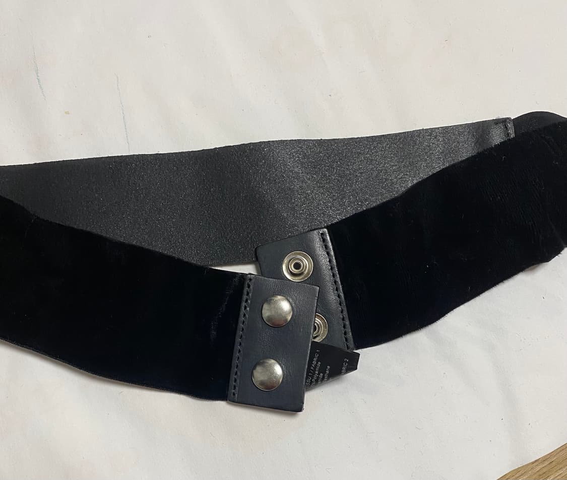 마쥬 가죽 벨벳 벨트 상품이미지2