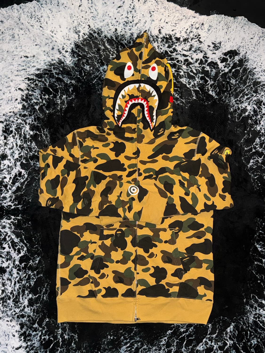 베이프 ponr 후드집업 황계 L 상품이미지1