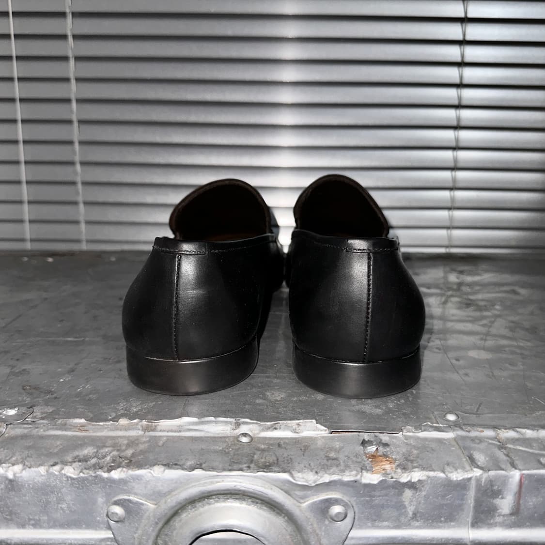 00s 빈티지 블랙 프라다 스포츠 스퀘어 토 로퍼 풀박스 상품이미지6