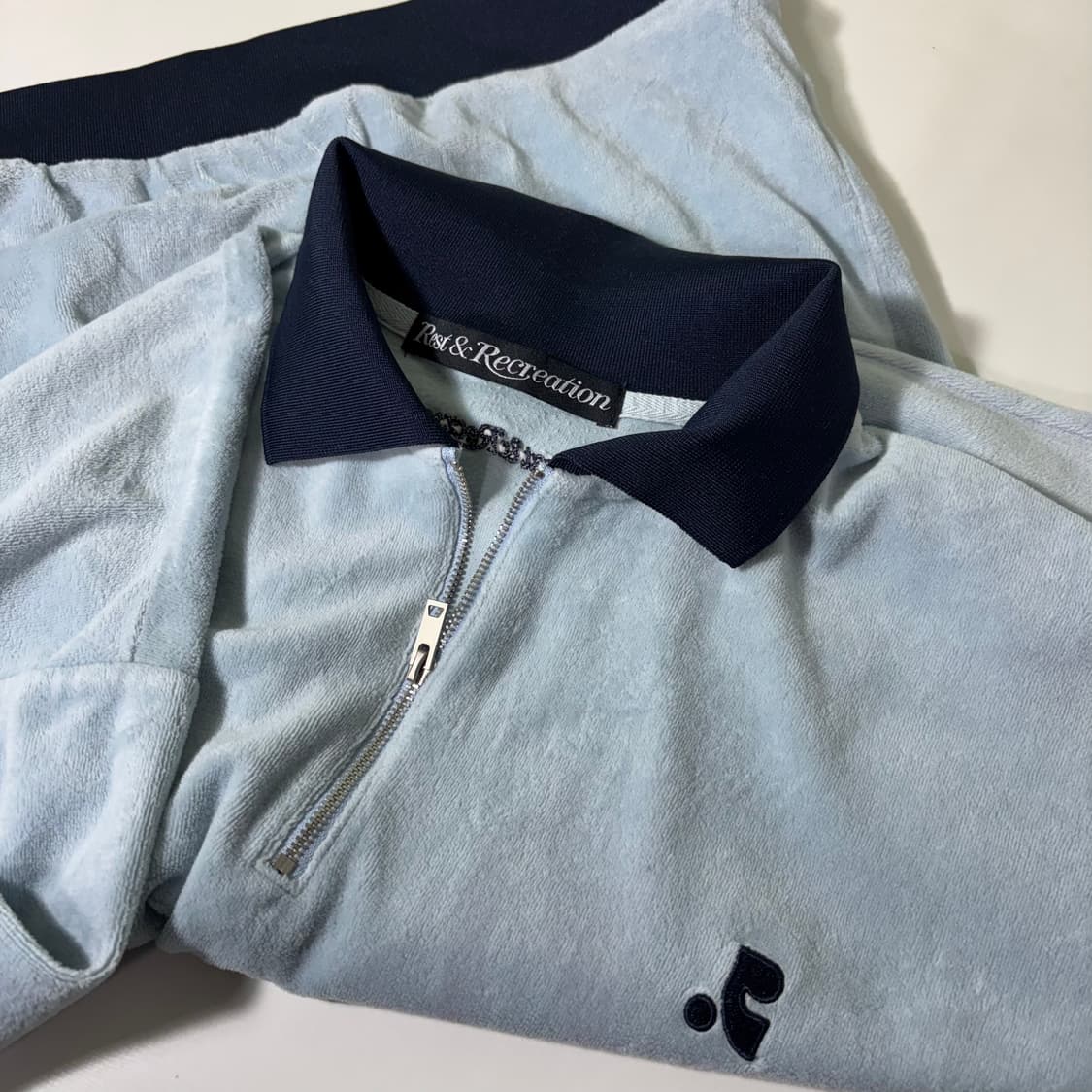 우먼OS 레스트앤레크레이션 벨벳 반집업 상품이미지4