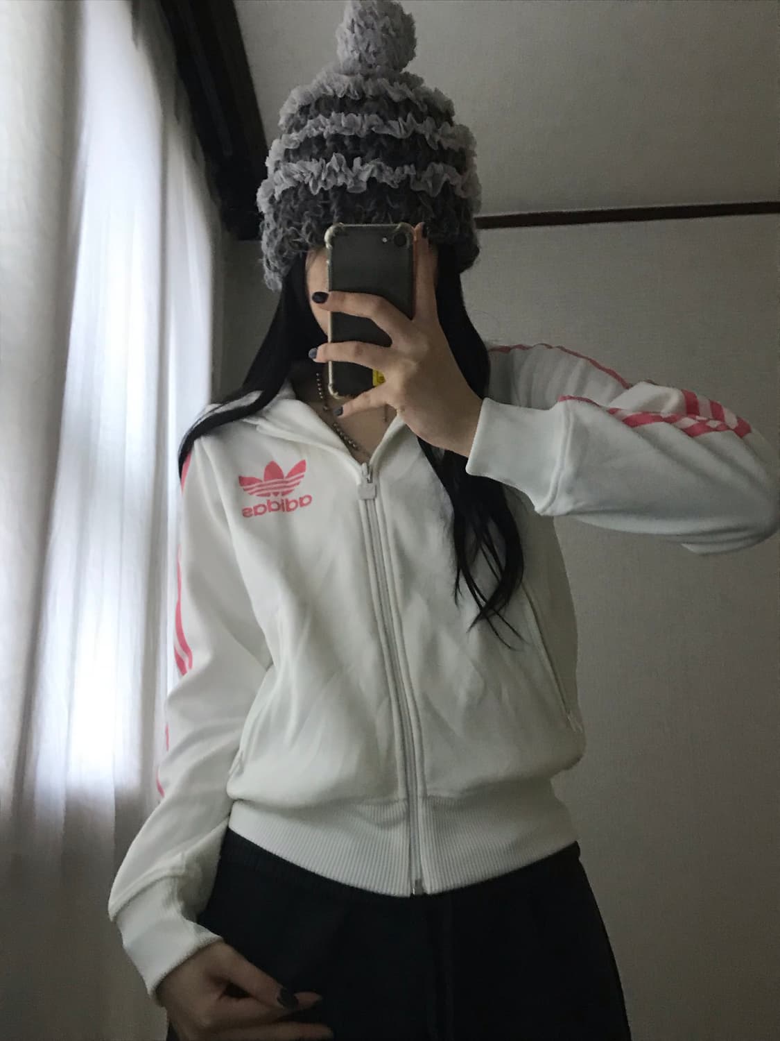 아디다스 00s 흰핑 후드 플락 져지 상품이미지4