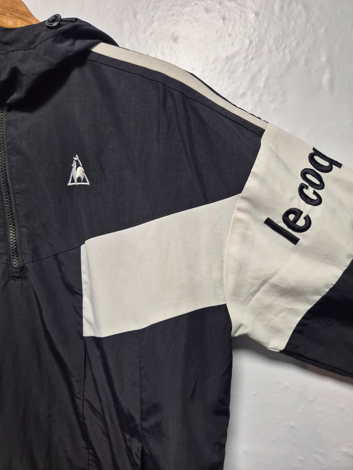 *무배*르꼬끄 스포르티브 후드 아노락 바람막이 S사이즈(상태A급) 상품이미지3