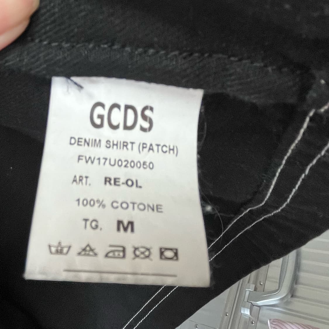 GCDS 패치 데님셔츠 상품이미지7