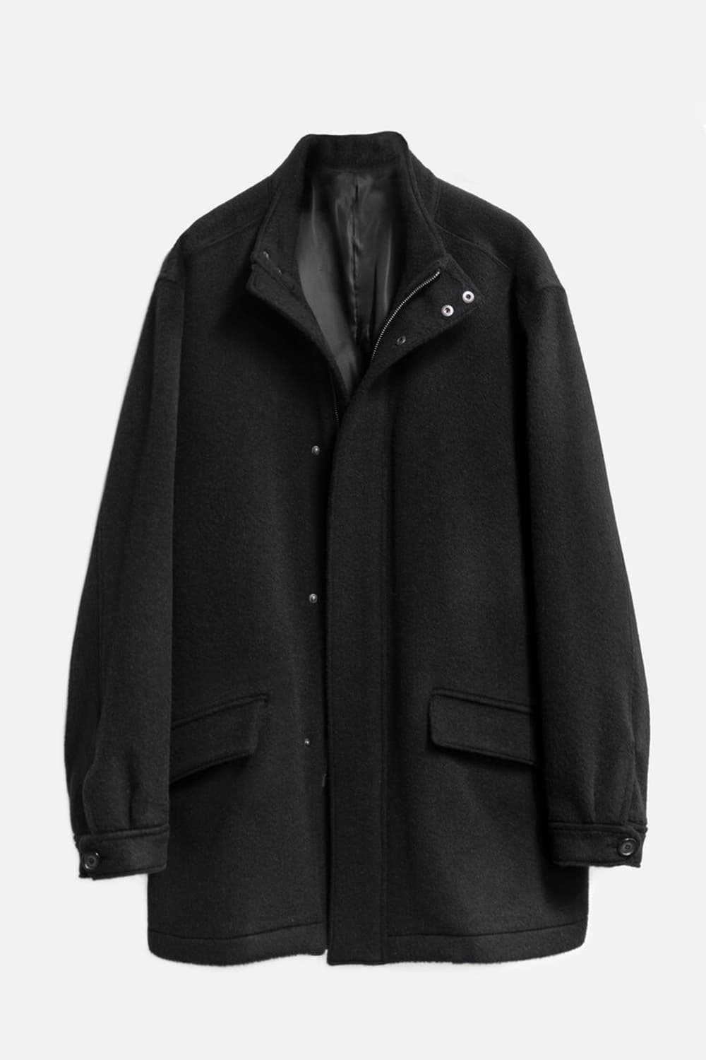 고낙 m65 wool alpaca coat - black m-65  상품이미지1