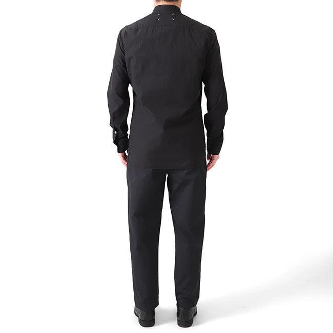 마르지엘라 스티치 포플린 셔츠 블랙 상품이미지8