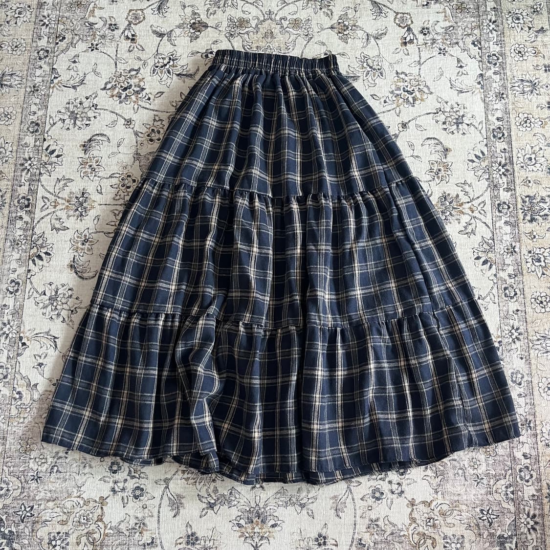 빈티지 모리걸 체크 캉캉스커트 상품이미지3