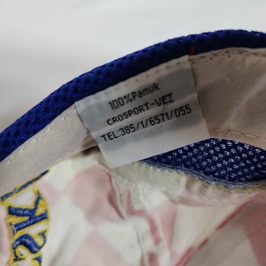 H926 [F] 크로아티아 체크 빈티지 캡 모자 상품이미지6