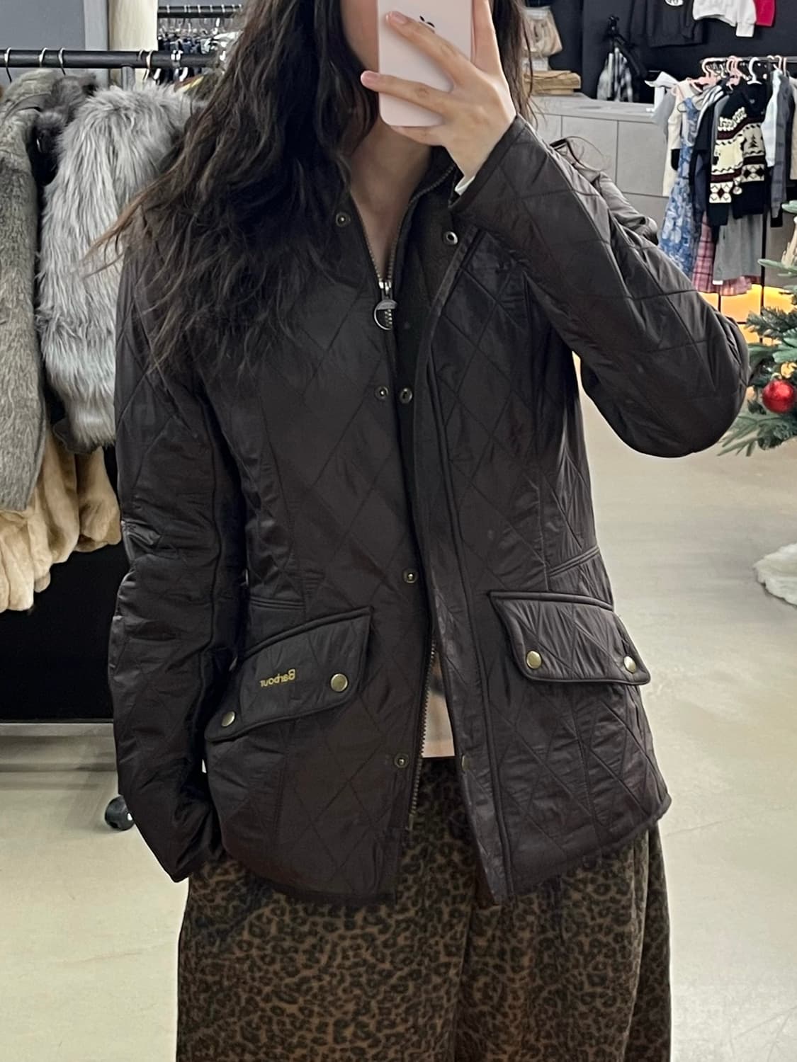 바버 퀄팅 자켓 상품이미지2