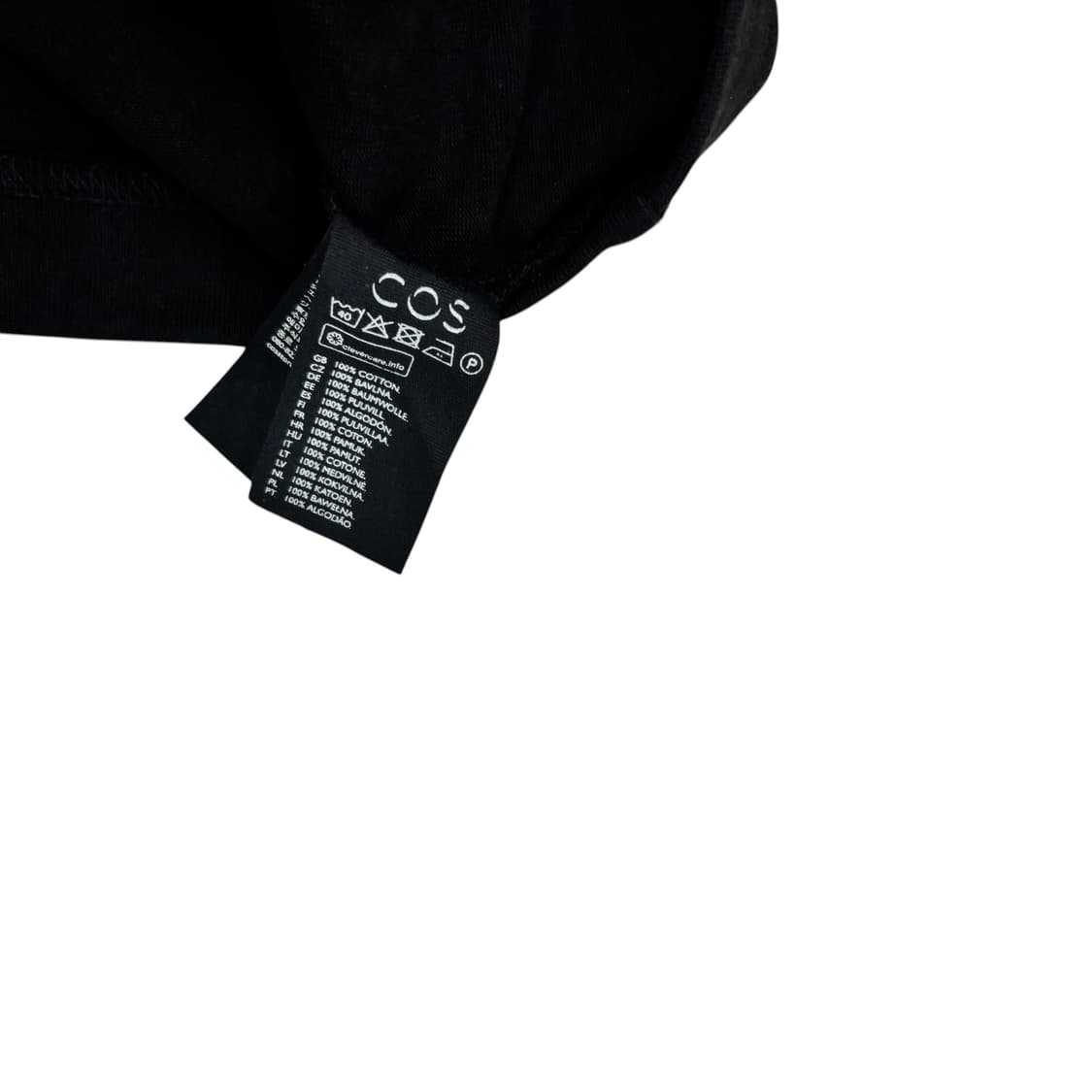 코스 블랙 코튼 반팔 셔츠 상품이미지4