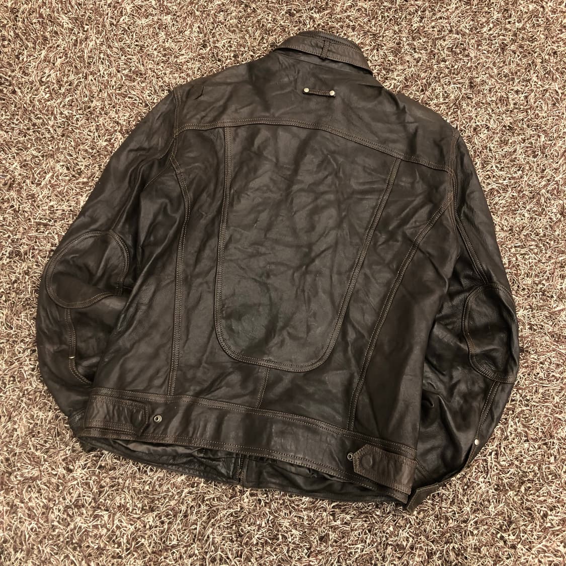 금강 양가죽 멀티 포켓 레더 가죽 자켓  상품이미지4