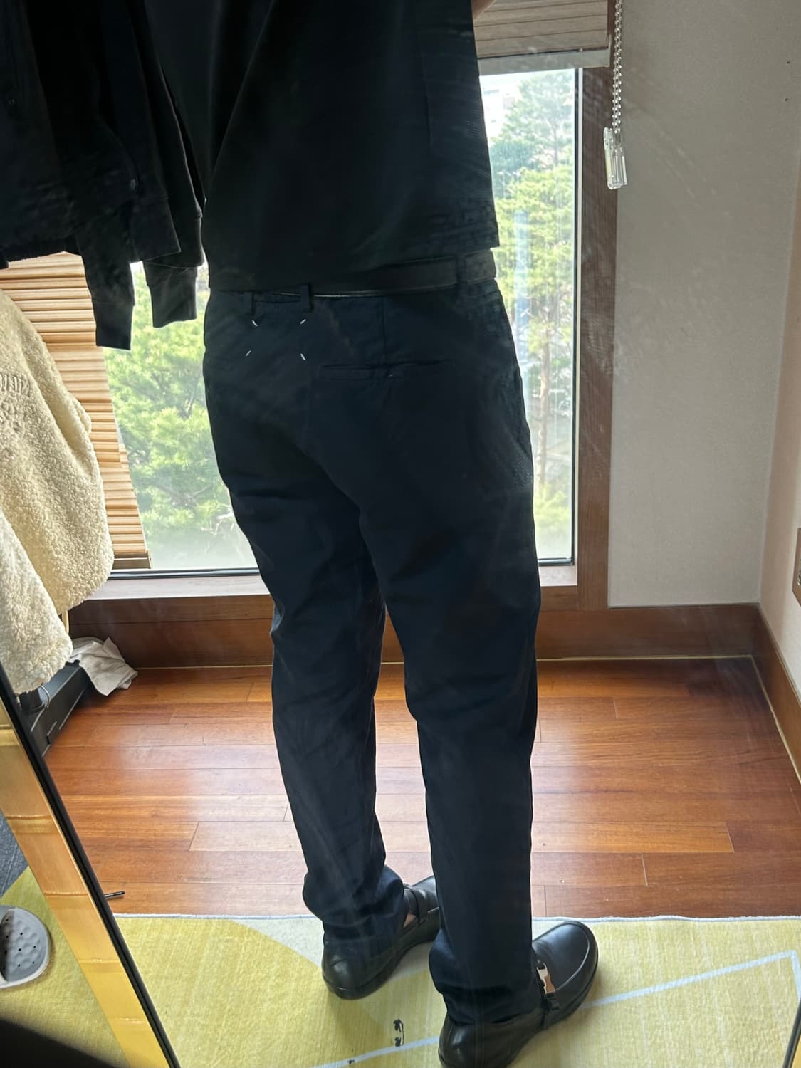 maison margiela 16ss cut-off pants black 상품이미지1
